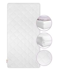 Matrac do detskej postele Baby Nellys pena/kokos, 160x70x10cm - biela Matrac do detskej postele Baby Nellys pena/kokos, 160x70x10cm - biela