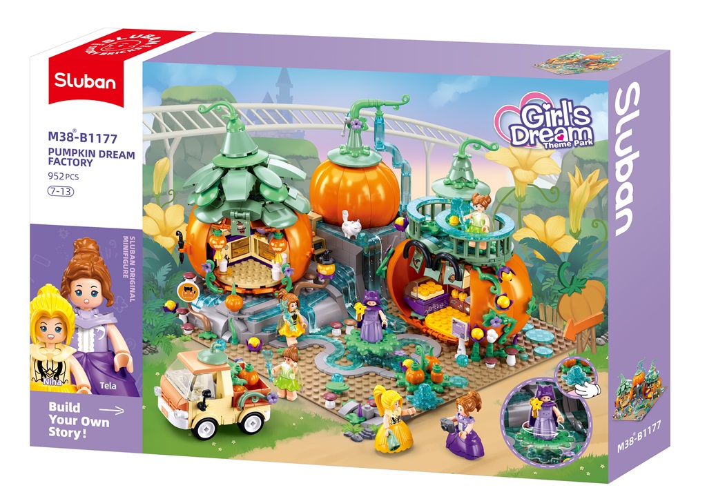 Sluban Girls Dream Girls Dream Pumpkin M38-B1177 Kúzelná tekvicová dedinka