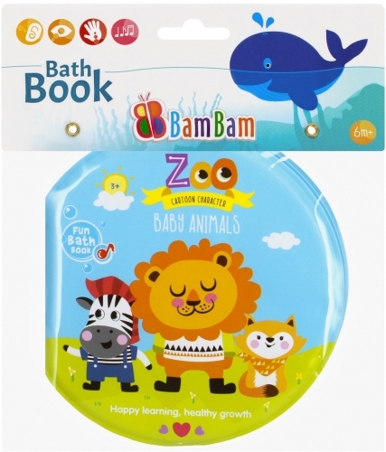 Knížka do vany ZOO s pískátkem