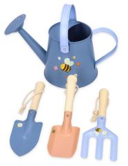 Záhradná sada pre deti Adam Toys – 4 ks, modrá, 3+ Záhradná sada pre deti Adam Toys – 4 ks, modrá, 3+