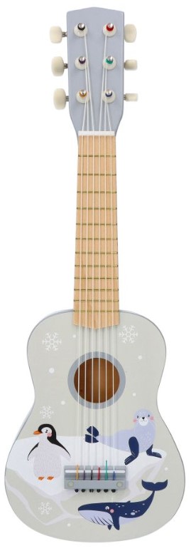 Adam Toys Drevená gitara arktické zvieratká