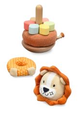 2Kids Toys Nasadzovacie krúžky Levíček (1)