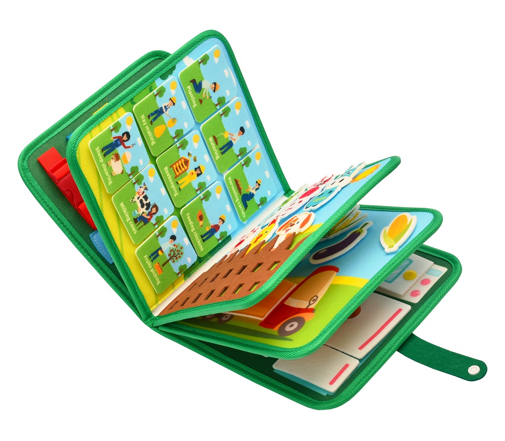 2Kids Toys Senzorická busy kniha Farma