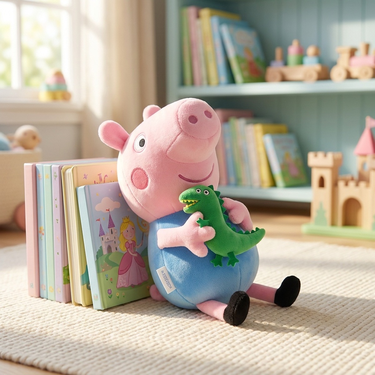 Plyšová hračka Prasiatko Peppa Bratček 25cm