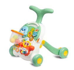 Detské interaktívne chodítko, stolček s príslušenstvom 2v1, TOYZ, zelené Detské interaktívne chodítko, stolček s príslušenstvom 2v1, TOYZ, zelené