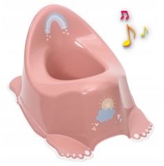 Tega Baby Nočník s protišmykovou funkciou a melódiou Eco Dúha - ružový Tega Baby Nočník s protišmykovou funkciou a melódiou Eco Dúha - ružový