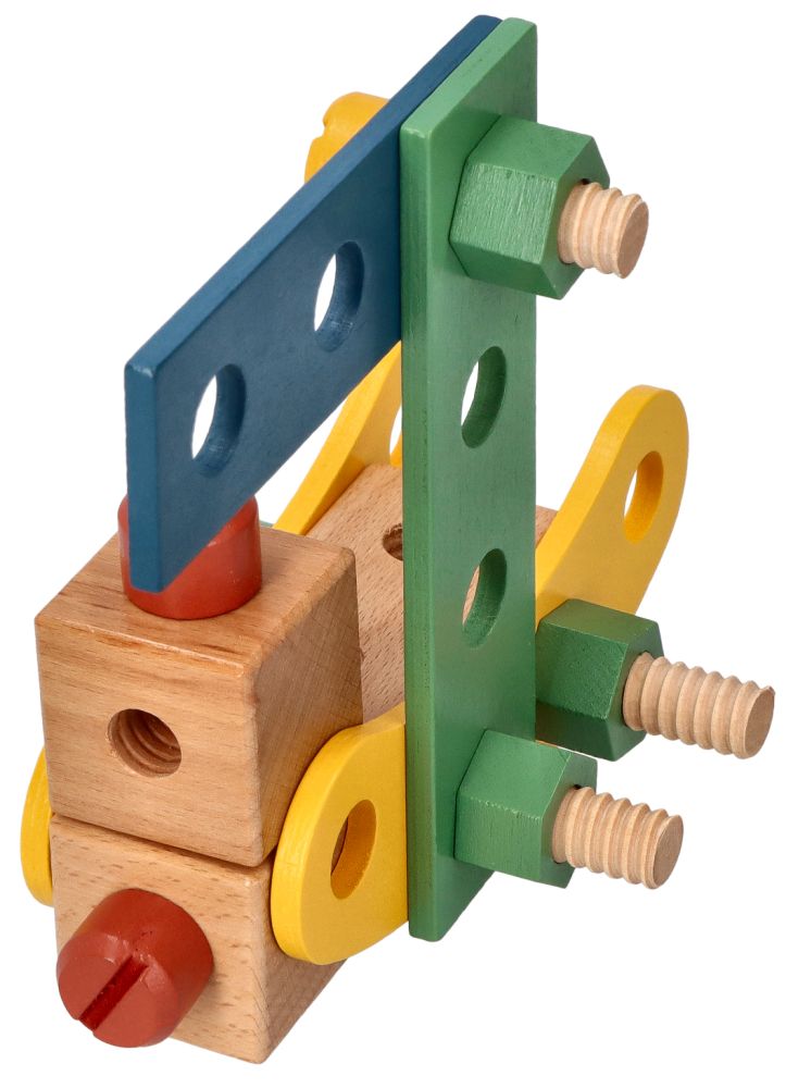 Drevená konštrukčná sada pre deti, 40 dielov Adam Toys