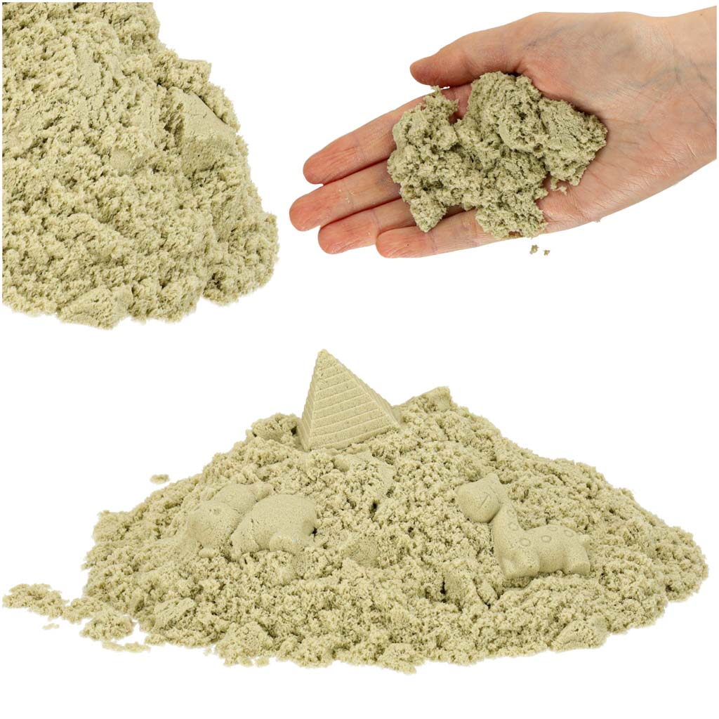 Kinetický piesok pre deti 1 kg, béžový