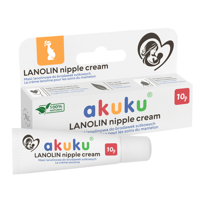 Lanolínová masť na bradavky 10 g – starostlivosť pri dojčení