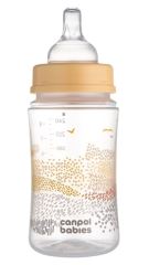 Antikoliková fľaštička EasyStart 240ml MOUNTAINS - béžová (1)