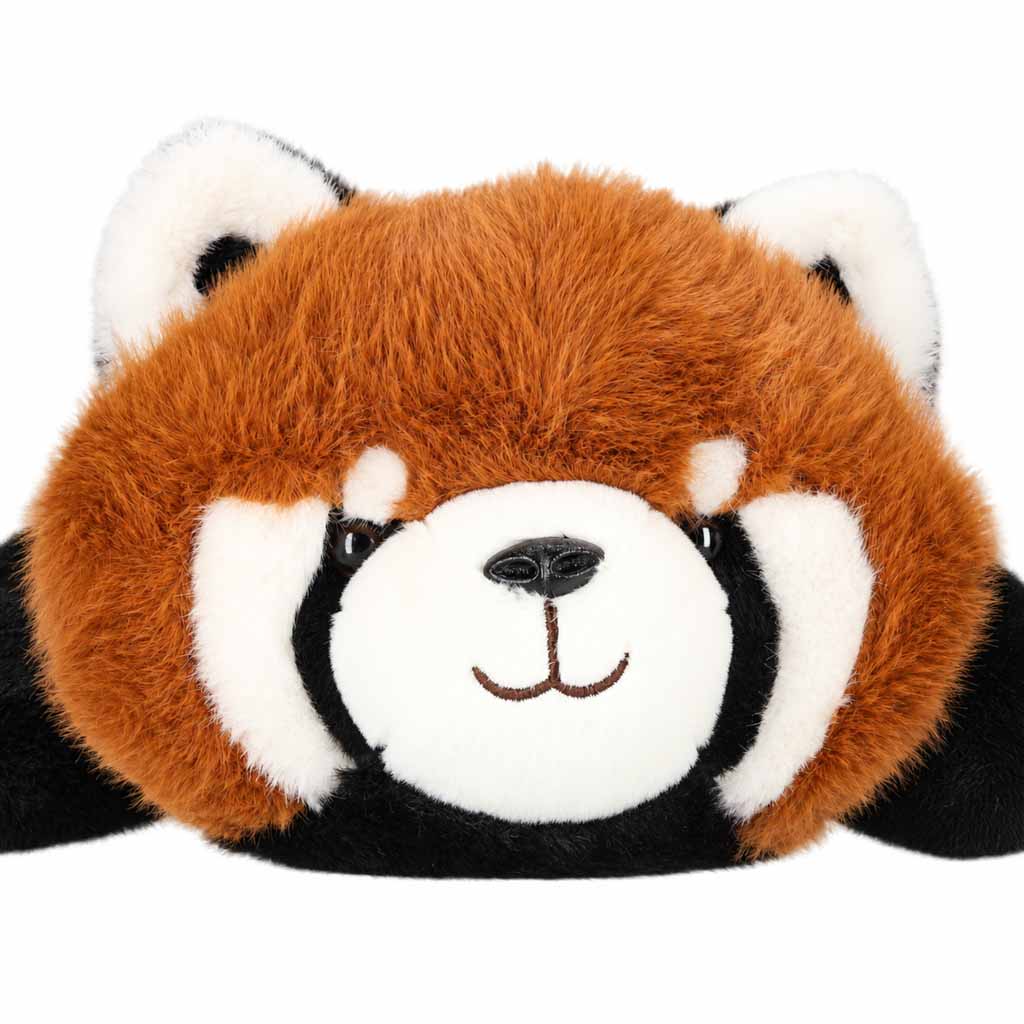 Záťažová plyšová panda červená 1,5 kg – záťažové labky, 65 cm, 3+