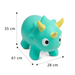 Skákacie Dino s pumpičkou, mint (574828)