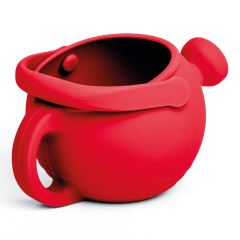Bigjigs Toys Silikónová kanvička červená Cherry (6)