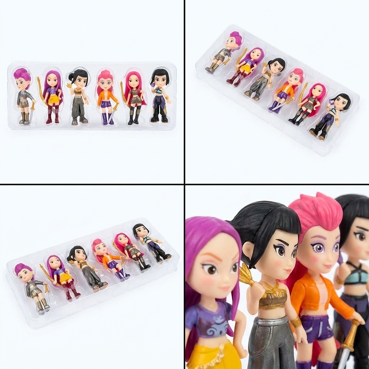 Kolekcia figúrok Demon Hunters K-pop 6ks 10cm