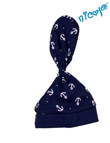 Kojenecký uzlík Nicol Sailor - tm. modrý