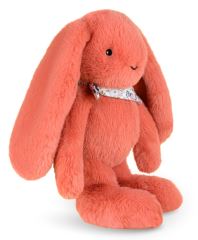 Doudou Plyšový zajačik so šatkou terakotový 35 cm (7)