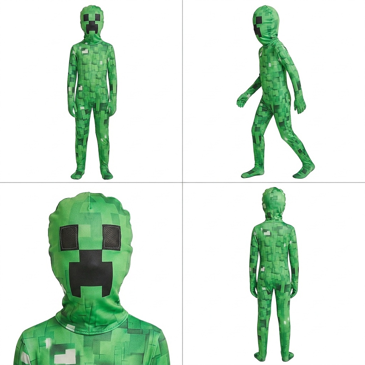 Detský kostým Minecraft Creeper Premium s maskou 122-134 L