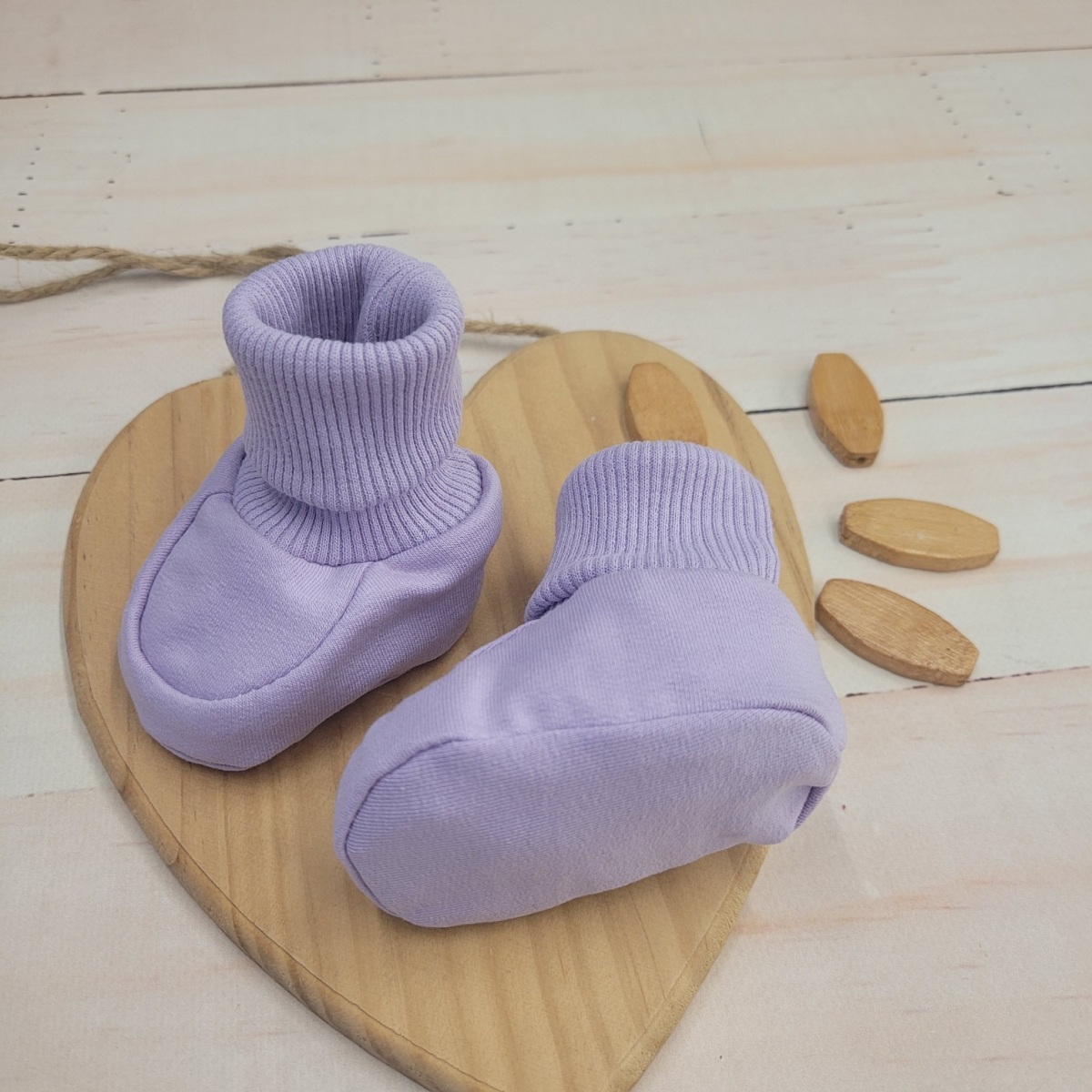 Dojčenské topánočky/ponožky soft, Kazum, lila, 56/62