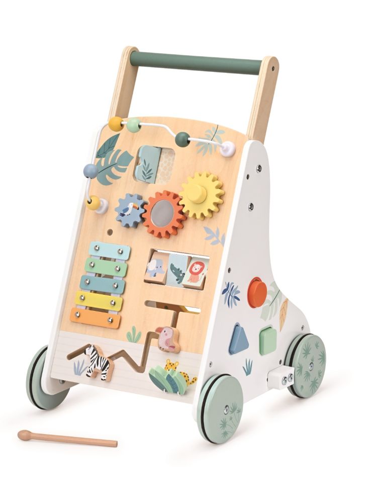 Drevené chodítko Montessori Džungľa – Lelin