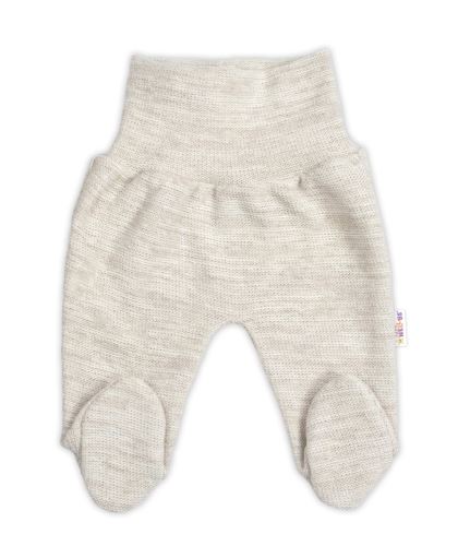 Pletené kojenecké polodupačky Hand Made, Baby Nellys, světle béžové