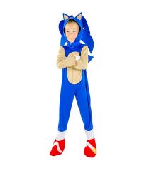 Detský kostým Sonic s maskou a rukavicami 122-128 M Detský kostým Sonic s maskou a rukavicami 122-128 M