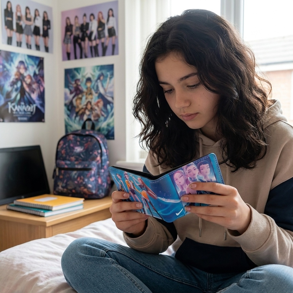 Detská peňaženka Demon Hunters K-pop