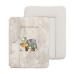Mäkká prebaľovacia podložka 50×70 cm Basic – na komodu pre bábätko - Hroch