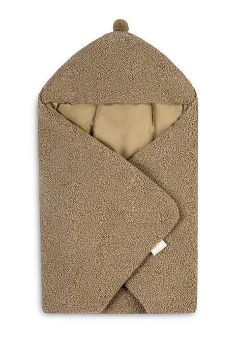 Zavinovačka do autosedačky Bouclé 75×75 - hnedá
