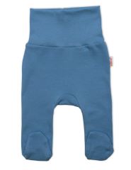 Rostoucí výhodná sada, 3x polodupačky pro miminko Nature - modrá/béžová/taupe (4)