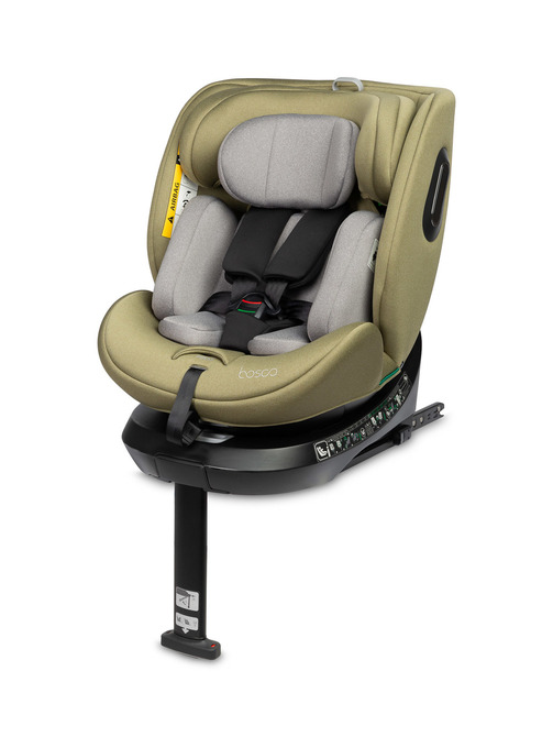 Autosedačka s isofixom BOSCO I-Size, 40-150cm, olivová
