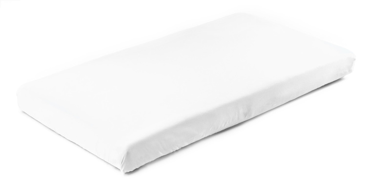 Jerseyová plachta Sensillo Klasik 120×60 cm - biele