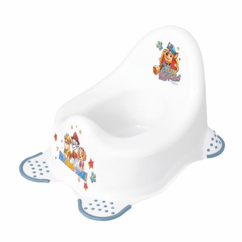 Nočník s protišmykom Paw Patrol - biela/modrá
