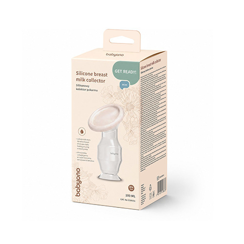 Silikónový zberač materského mlieka, 100 ml, BabyOno