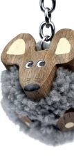 2Kids Toys Drevená kľúčenka brmbolec Myš (1)