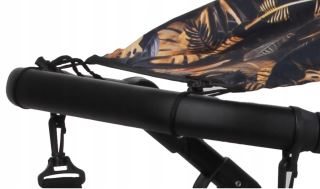 Slnečná clona na kočík s UV filtrom, 72 cm, grafitová (3)