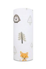 Tetrová plienka 70×80 cm Basic, 100% bavlna, Lesné zvieratká - 1 ks