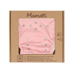 Mamatti Látková plenka EKO sada - kalhotky + 2 x plenka, vel. 3 - 8 kg, Mašle (1)