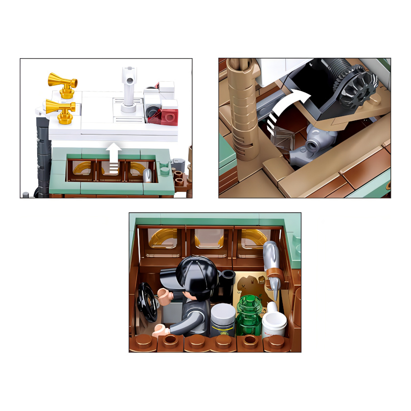 Sluban ModelBricks M38-B1119 Rybárska loď Ellie