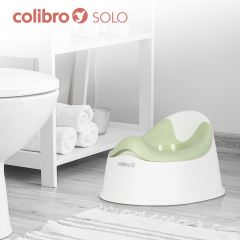 Detský nočník, ergonomický Solo cool – zelený, biely (3)