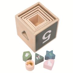 2Kids Toys Skladacia veža z kociek Farma (2)