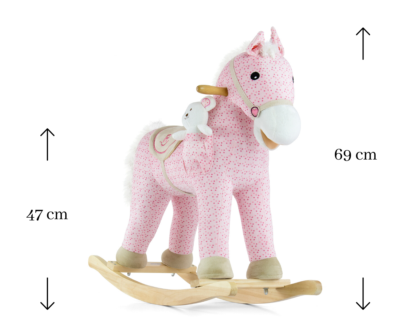 Hojdací koník Pony Pink – Milly Mally