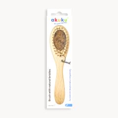 Drevená kefa s prírodnými štetinami Natural (574859)