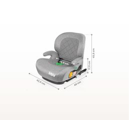 Podsedák, autosedačka Irbis i-Size 125–150 cm s ISOFIX – zelená (1)