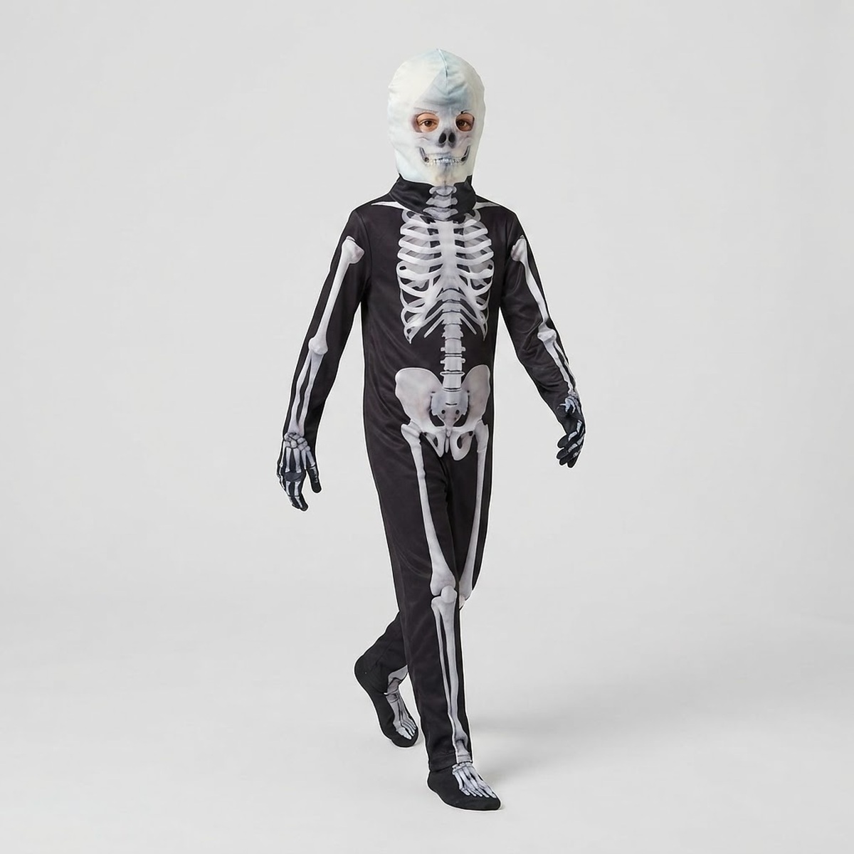 Detský karnevalový kostým kostra Scary Skeleton 122-134 L