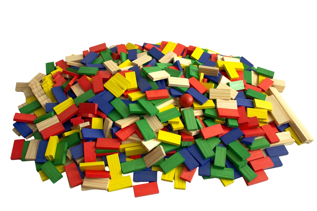2Kids Toys Domino farebné 400 dielikov
