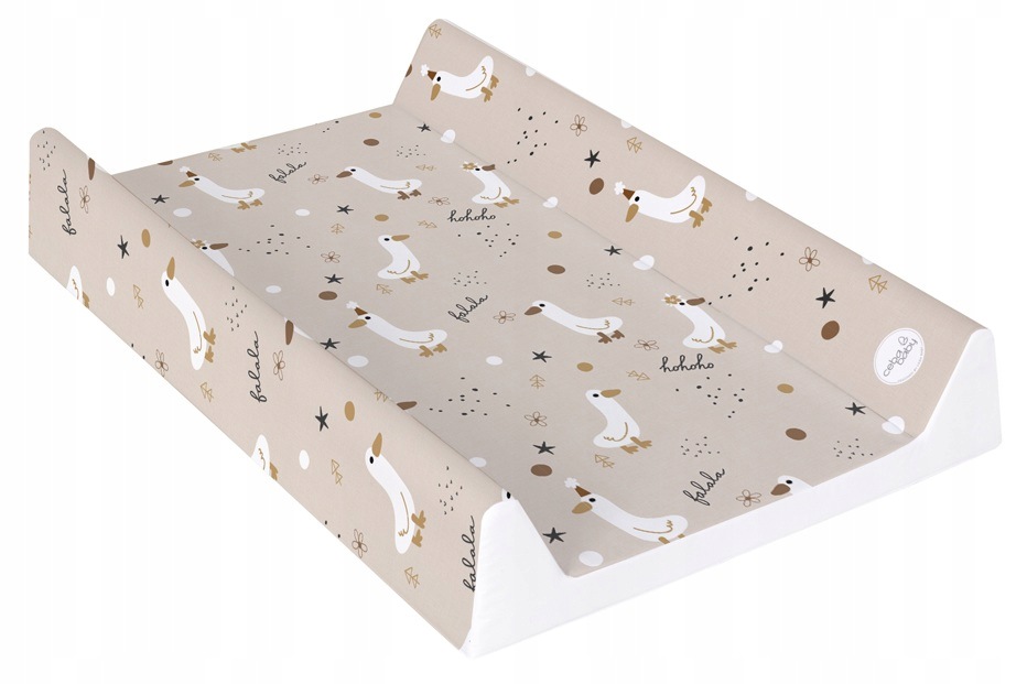 Ceba Baby Prebaľovacia podložka profilovaná Basic 50×70 cm, Crazy Ducks