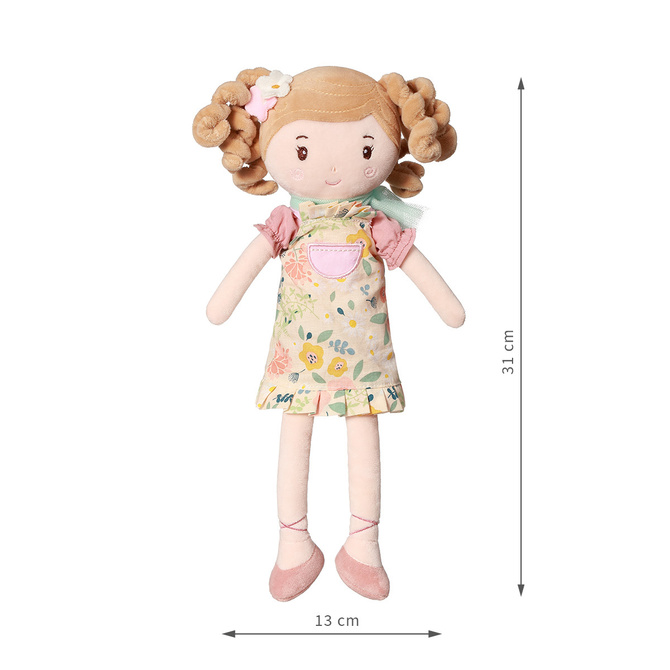 Bábika maznáčik Lucy, kvetinkové šaty, BabyOno