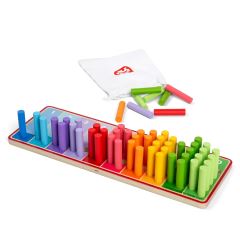 Bigjigs Toys Dúhové počítacie tyčinky (4)