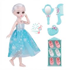 Spievajúci figúrka Elsa Frozen s doplnkami 30cm Spievajúci figúrka Elsa Frozen s doplnkami 30cm