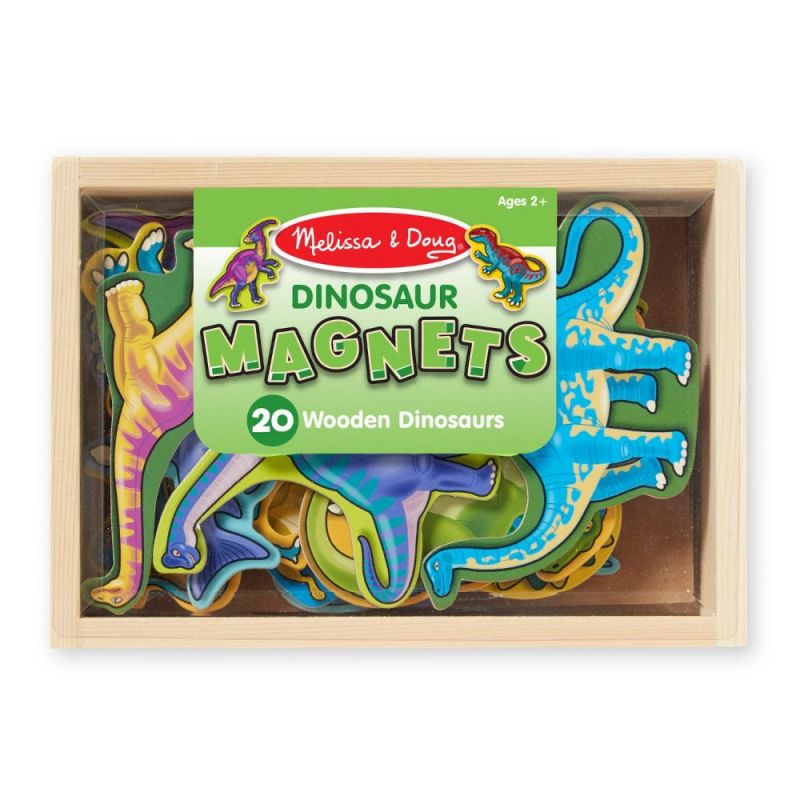 NEFERE Drevené magnetky - Dinosaury